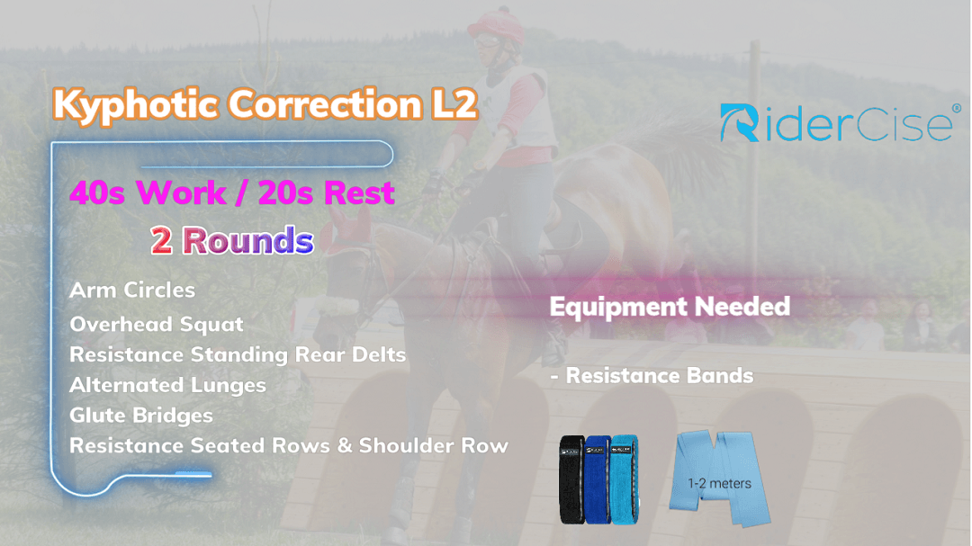 Kyphotic Workout Rider fitness Workout