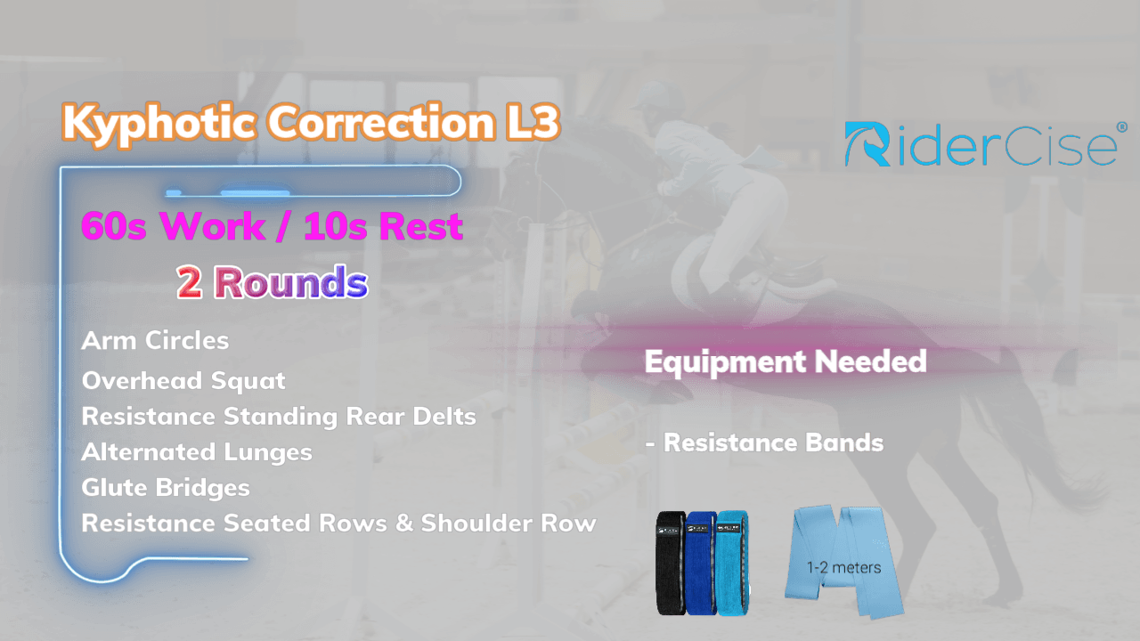Kyphotic Workout Rider fitness Workout