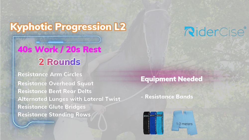 Kyphotic Workout Rider fitness Workout