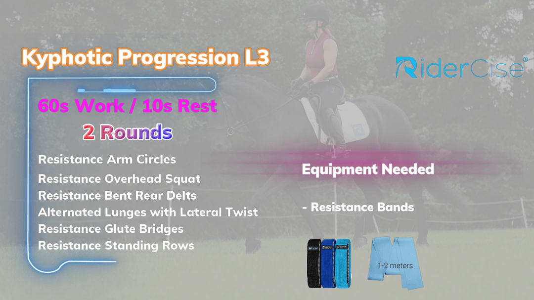 Kyphotic Workout Rider fitness Workout