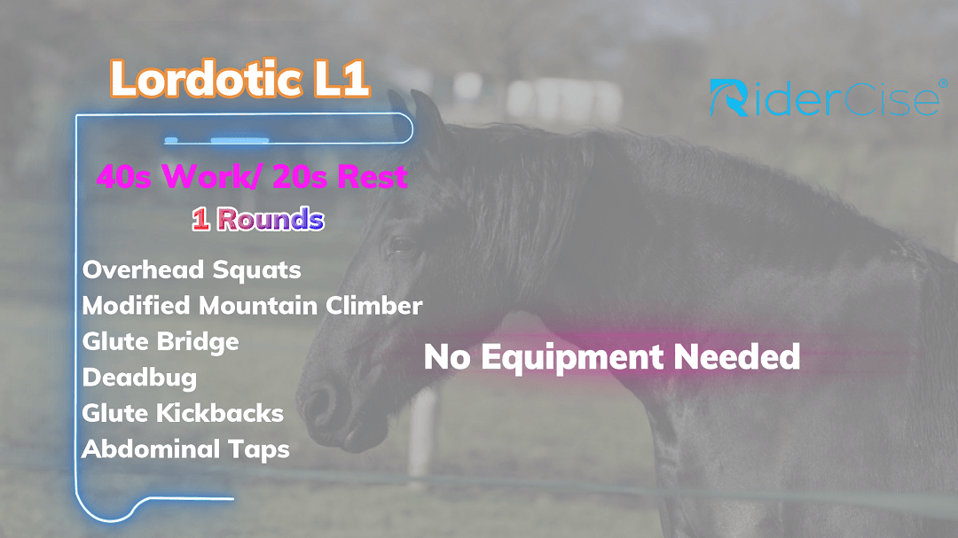 Lordotic Workout Rider fitness Workout