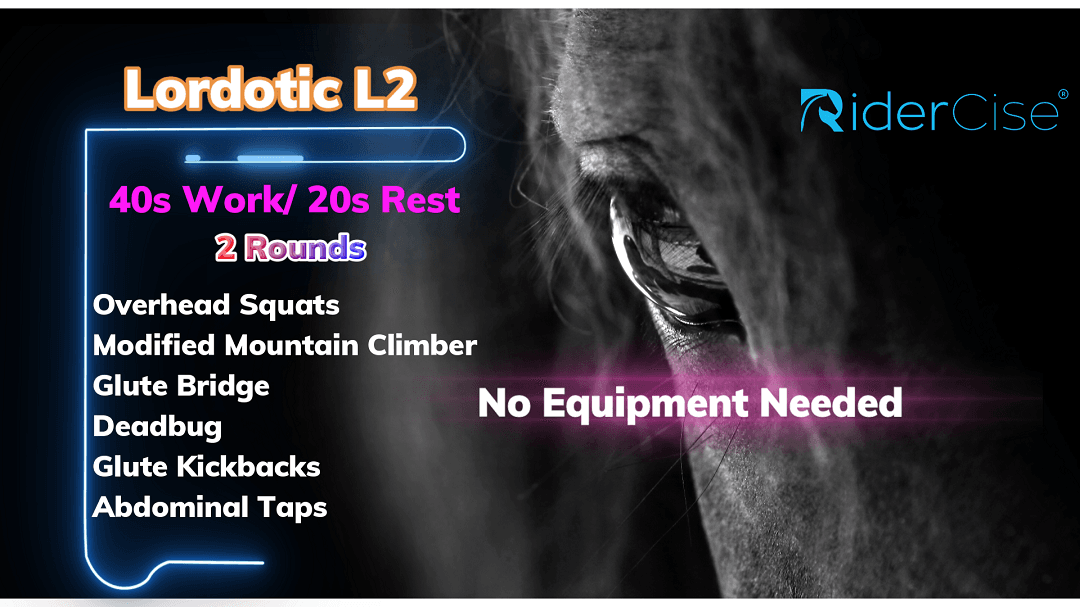 Lordotic Workout Rider fitness Workout