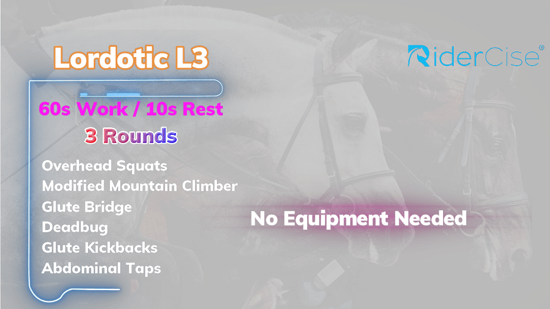 Lordotic Workout Rider fitness Workout