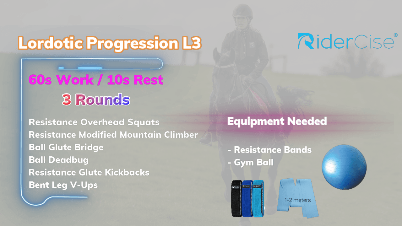 Lordotic Workout Rider fitness Workout