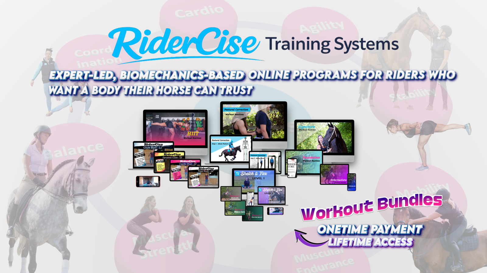 RiderCise Home Page Image