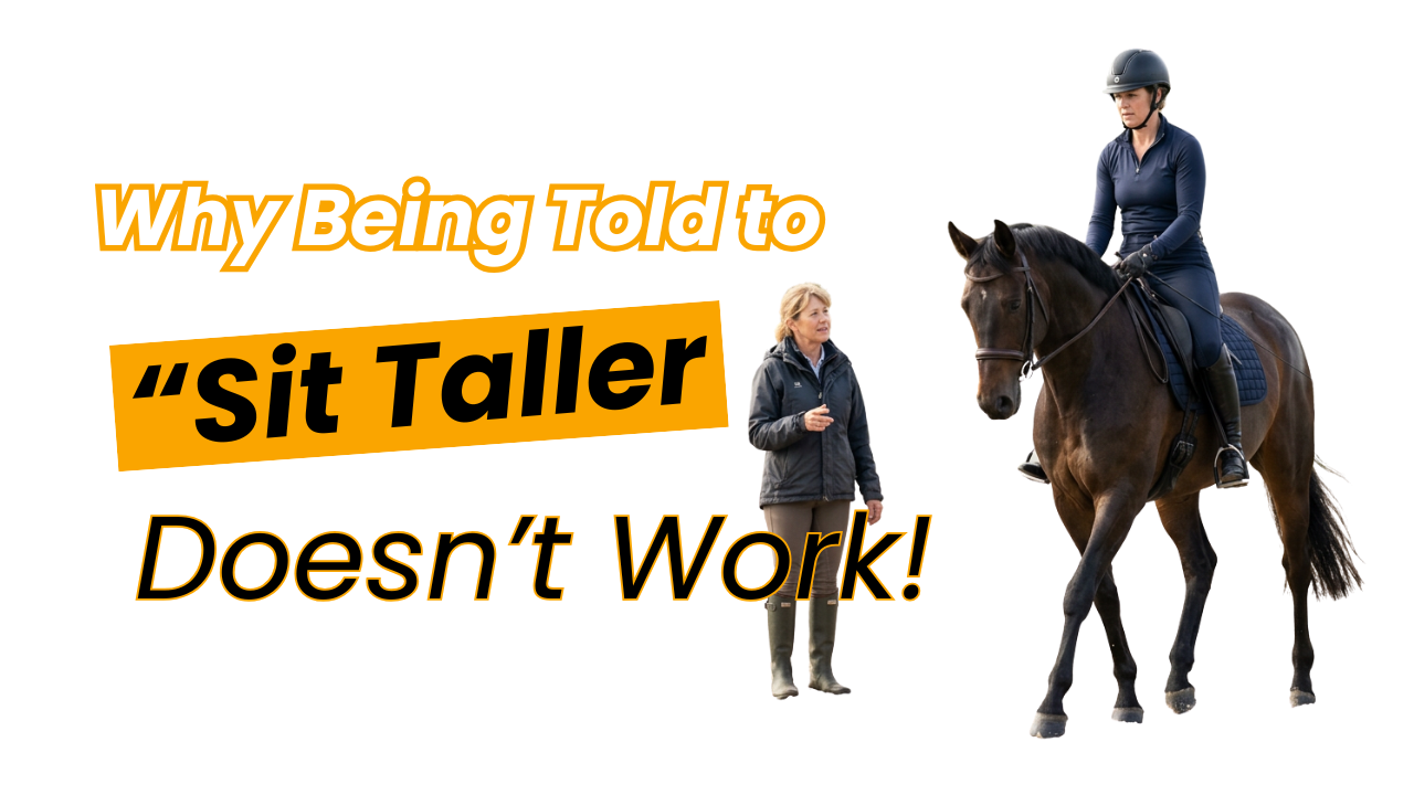 If You’ve Been Told to ‘Sit Taller’, how to improve your riding position